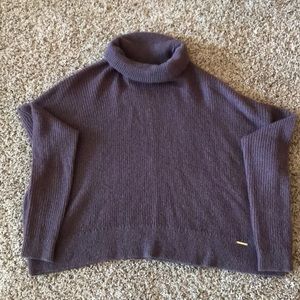 Purple turtle neck sweater